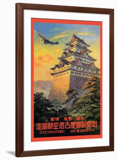 Japan Air Transport, Nagoya Castle-Senzo-Framed Art Print