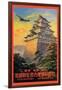 Japan Air Transport, Nagoya Castle-Senzo-Framed Art Print