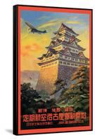 Japan Air Transport, Nagoya Castle-Senzo-Framed Stretched Canvas