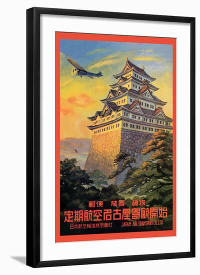 Japan Air Transport, Nagoya Castle-Senzo-Framed Art Print