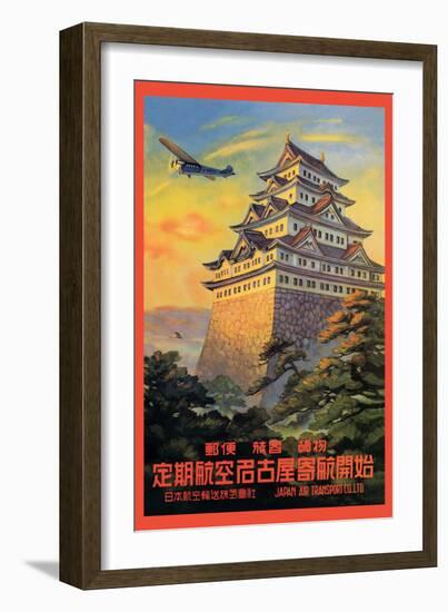 Japan Air Transport, Nagoya Castle-Senzo-Framed Art Print