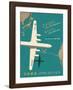 Japan Airlines: Fly to America-null-Framed Giclee Print