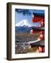 Japan, Central Honshu (Chubu), Fuji-Hakone-Izu National Park, Mount Fuji Capped in Snow-Gavin Hellier-Framed Photographic Print