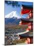 Japan, Central Honshu (Chubu), Fuji-Hakone-Izu National Park, Mount Fuji Capped in Snow-Gavin Hellier-Mounted Photographic Print