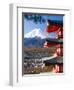 Japan, Central Honshu (Chubu), Fuji-Hakone-Izu National Park, Mount Fuji Capped in Snow-Gavin Hellier-Framed Photographic Print