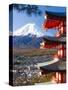 Japan, Central Honshu (Chubu), Fuji-Hakone-Izu National Park, Mount Fuji Capped in Snow-Gavin Hellier-Stretched Canvas