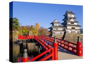 Japan, Central Honshu (Chubu), Nagano Prefecture, Matsumoto, Matsumoto-jo (Matsumoto Castle)-Gavin Hellier-Stretched Canvas