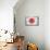 Japan Country Flag - Barnwood Painting-Lantern Press-Mounted Art Print displayed on a wall