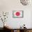 Japan Country Flag - Barnwood Painting-Lantern Press-Mounted Art Print displayed on a wall