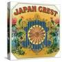 Japan Crest Brand Cigar Box Label-Lantern Press-Stretched Canvas