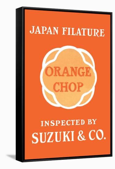 Japan Filature, Orange Chop, Suzuki & Co.-null-Framed Stretched Canvas