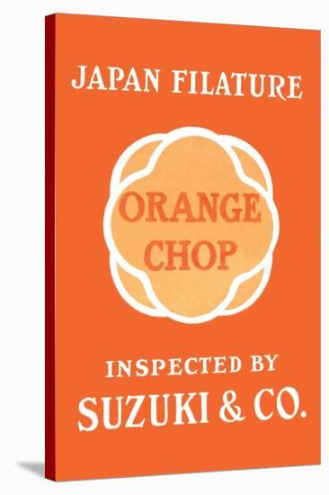 Japan Filature, Orange Chop, Suzuki & Co.-null-Stretched Canvas