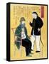 Japan: Foreigners, C. 1861-Utagawa Yoshiiku-Framed Stretched Canvas