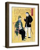 Japan: Foreigners, C. 1861-Utagawa Yoshiiku-Framed Giclee Print