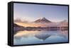 Japan, Fuji - Hakone - Izu National Park, Mt Fuji and Kawaguchi Ko Lake-Michele Falzone-Framed Stretched Canvas