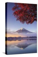 Japan, Fuji - Hakone - Izu National Park, Mt Fuji and Kawaguchi Ko Lake-Michele Falzone-Stretched Canvas