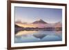 Japan, Fuji - Hakone - Izu National Park, Mt Fuji and Kawaguchi Ko Lake-Michele Falzone-Framed Photographic Print