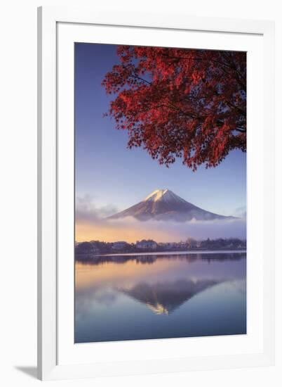 Japan, Fuji - Hakone - Izu National Park, Mt Fuji and Kawaguchi Ko Lake-Michele Falzone-Framed Photographic Print