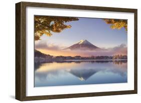 Japan, Fuji - Hakone - Izu National Park, Mt Fuji and Kawaguchi Ko Lake-Michele Falzone-Framed Photographic Print