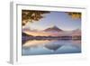 Japan, Fuji - Hakone - Izu National Park, Mt Fuji and Kawaguchi Ko Lake-Michele Falzone-Framed Photographic Print