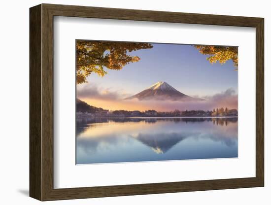 Japan, Fuji - Hakone - Izu National Park, Mt Fuji and Kawaguchi Ko Lake-Michele Falzone-Framed Photographic Print