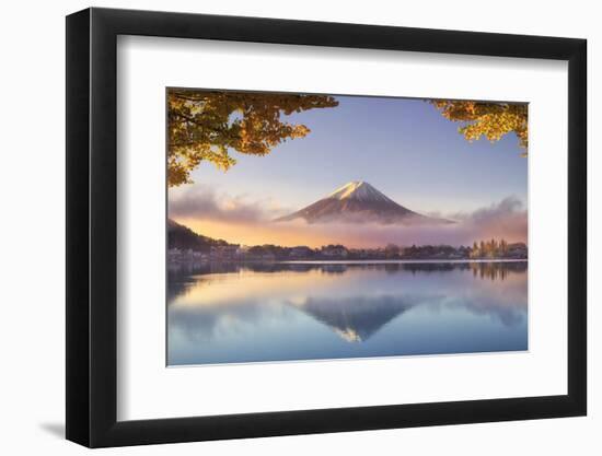 Japan, Fuji - Hakone - Izu National Park, Mt Fuji and Kawaguchi Ko Lake-Michele Falzone-Framed Photographic Print