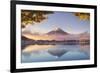 Japan, Fuji - Hakone - Izu National Park, Mt Fuji and Kawaguchi Ko Lake-Michele Falzone-Framed Photographic Print