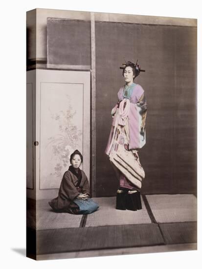 Japan, Geisha-null-Stretched Canvas
