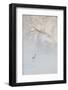 Japan, Hokkaido, Tsurui. Hooded Crane Walks in River at Sunrise-Jaynes Gallery-Framed Photographic Print