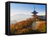 Japan, Honshu, Kansai Region, Kiyomizu-Dera-Gavin Hellier-Framed Stretched Canvas