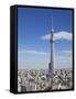 Japan, Honshu, Kanto, Tokyo, Asakusa, Skytree Tower-Steve Vidler-Framed Stretched Canvas