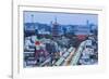 Japan, Honshu, Tokyo, Asakusa,  Nakamise Shopping Street and Sensoji Temple aka Asakusa Kannon Temp-Steve Vidler-Framed Photographic Print