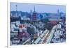 Japan, Honshu, Tokyo, Asakusa,  Nakamise Shopping Street and Sensoji Temple aka Asakusa Kannon Temp-Steve Vidler-Framed Photographic Print