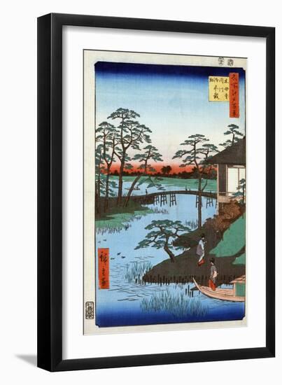 Japan: Inlet, 1857-Ando Hiroshige-Framed Giclee Print