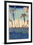 Japan: Iris Garden, 1857-Ando Hiroshige-Framed Giclee Print