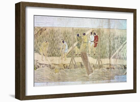 Japan: Irrigation, C. 1575-null-Framed Giclee Print