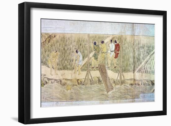 Japan: Irrigation, C. 1575-null-Framed Giclee Print