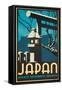 Japan Japanese Government Railways Poster-P. Irwin Brown-Framed Stretched Canvas