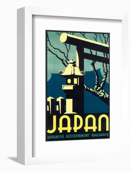 Japan, Japanese Government Railways-null-Framed Art Print