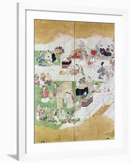 Japan: Kabuki, C. 1680-Hishkawa Moronobu-Framed Giclee Print