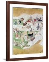 Japan: Kabuki, C. 1680-Hishkawa Moronobu-Framed Giclee Print