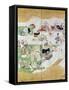 Japan: Kabuki, C. 1680-Hishkawa Moronobu-Framed Stretched Canvas