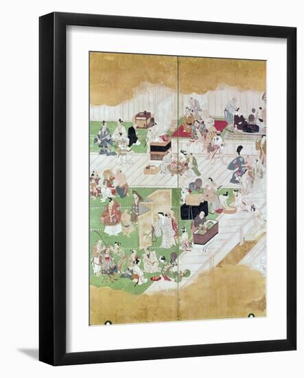 Japan: Kabuki, C. 1680-Hishkawa Moronobu-Framed Giclee Print