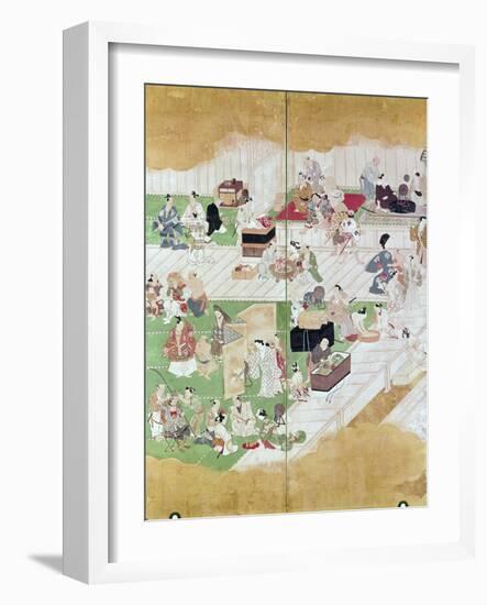 Japan: Kabuki, C. 1680-Hishkawa Moronobu-Framed Giclee Print