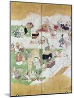 Japan: Kabuki, C. 1680-Hishkawa Moronobu-Mounted Giclee Print