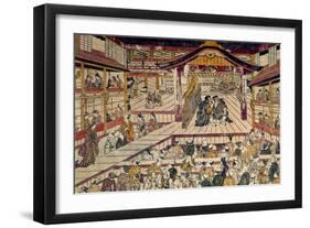 Japan: Kabuki Theater-Okumura Masanobu-Framed Giclee Print