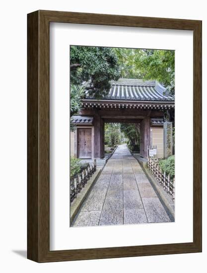 Japan, Kanagawa, Kamakura, Hokokuji Temple Entrance-Rob Tilley-Framed Photographic Print