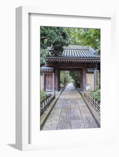 Japan, Kanagawa, Kamakura, Hokokuji Temple Entrance-Rob Tilley-Framed Photographic Print