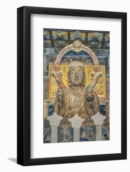 Japan, Kanagawa, Kamakura, Kenchoji Temple Buddha-Rob Tilley-Framed Photographic Print