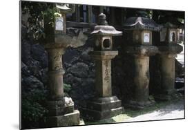 Japan, Kansai, Nara, Kasuga Taisha Grand Shrine, Lanterns-null-Mounted Giclee Print